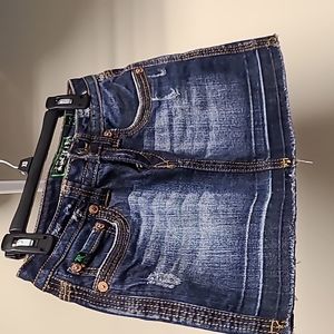 Reuse Eco Friendly Jean Mini Skirt
